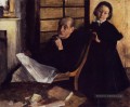 Henri De Gas et son mari Lucie Degas Edgar Degas